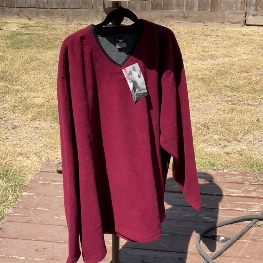Mens Active Wear Cheetah Brand Size XL Color-Merlot